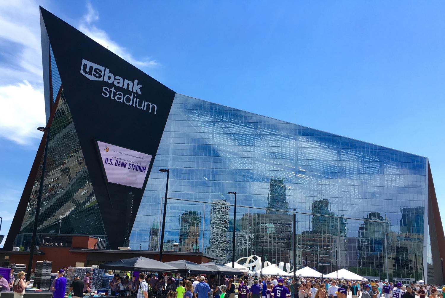 The brand new U.S. Bank Stadium in Minneapolis, Minnesota hosted Super Bowl LII on February 4.